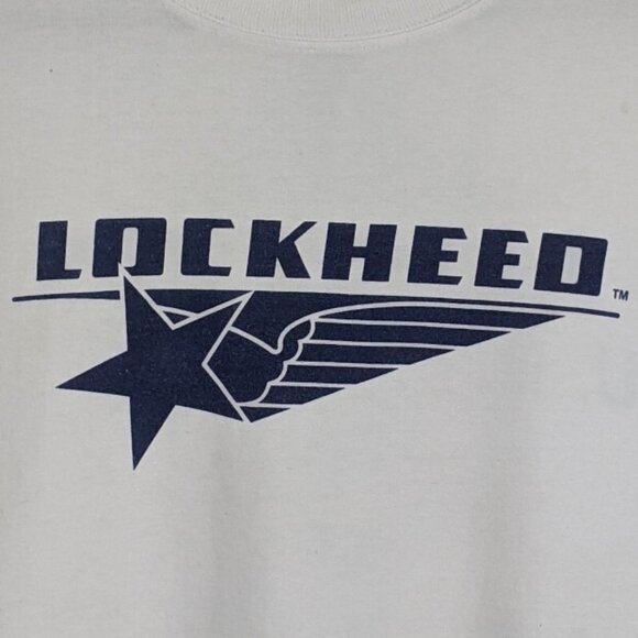 Buzz Rickson Lockheed Martin Vintage 1990s Limited Edition White Navy Shirt Sz M - Picture 7 of 7